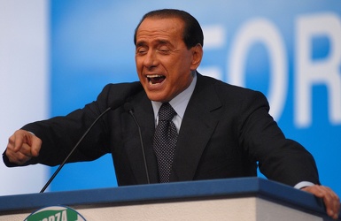 Silvio Berlusconi a Genova