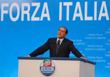 Silvio Berlusconi a Genova