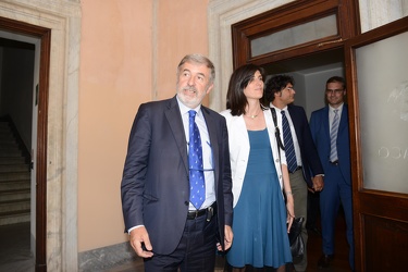 Genova - sindaco genova Marco Bucci incontra Chiara Appendin
