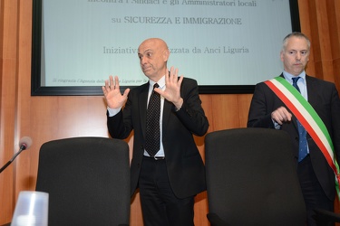 Genova - ministro dell‚ÄôInterno, Marco Minniti, ospite a conveg