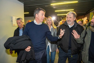 Genova, acquario - Matteo Renzi presenta il suo libro Palla al C