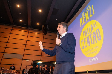 Genova, acquario - Matteo Renzi presenta il suo libro Palla al C