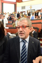 Genova, Ospedale Gaslini - Roberto Maroni e Giovanni Toti