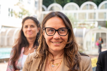 Genova, biblioteca Berio - visita ministro disabilita Alessandra