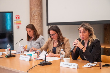 Genova, biblioteca Berio - visita ministro disabilita Alessandra