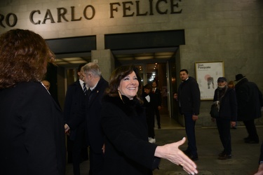 Genova, teatro Carlo felice - la presidente del Senato Maria Eli