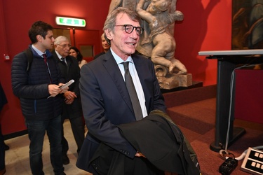 Genova, sala Quadrivium - incontro con David Sassoli e cardinale