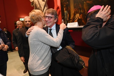 Genova, sala Quadrivium - incontro con David Sassoli e cardinale