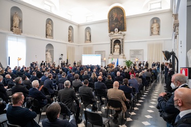 Genova, la visita del premier Mario Draghi