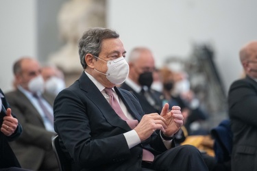 Genova, la visita del premier Mario Draghi