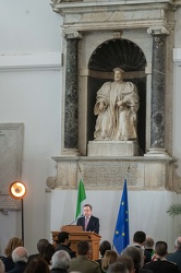 Genova, la visita del premier Mario Draghi