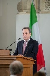 Genova, la visita del premier Mario Draghi