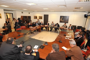 Genova - consiglio regionale - riunione di maggioranza