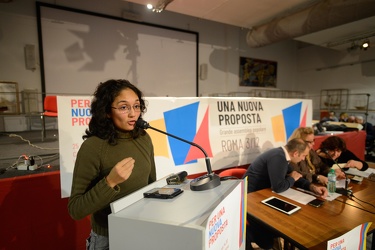 Genova, sala chiamata del porto - assemblea sinistra una nuova p