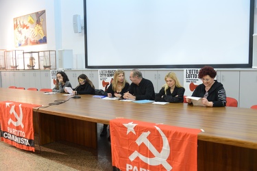 Genova, sala CAP via Albertazzi - incontro partito comunista in 