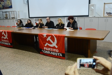 Genova, sala CAP via Albertazzi - incontro partito comunista in 