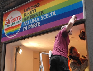 la sinistra arcobaleno a Genova