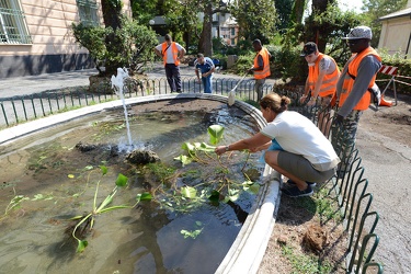 Genova, quartiere Albaro - giardini conservatorio Paganini 