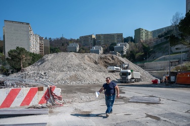 Genova, Begato - area su cui sorgeva la diga rossa e bianca orma