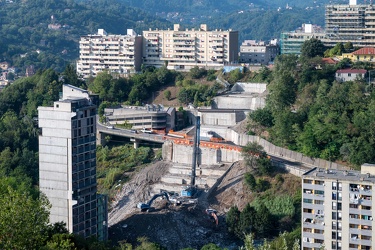 Genova, Begato - quasi completata la demolizione della diga