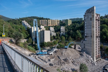 Genova, Begato - quasi completata la demolizione della diga