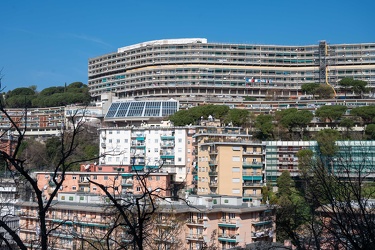 Genova, quartiere Quezzi - complesso edilizia popolare Biscione