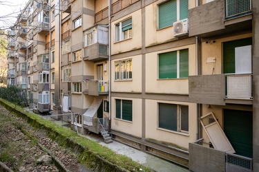 Genova, quartiere Quezzi - complesso edilizia popolare Biscione
