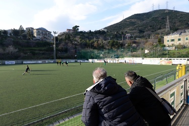 Genova, Borzoli - il campo di calcio della sestrese - installati