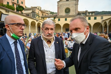 Genova, Certosa, Chiostro - assemblea pubblica su lavori terzo v