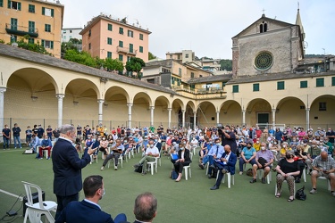 Genova, Certosa, Chiostro - assemblea pubblica su lavori terzo v