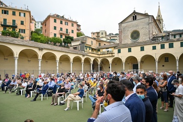 Genova, Certosa, Chiostro - assemblea pubblica su lavori terzo v