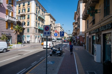 Genova, cornigliano - foto confronto verso fine lavori