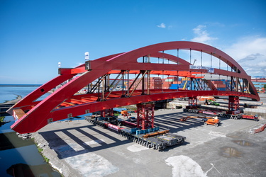 Genova, Cornigliano - procedono lavori cantiere strada papa pont