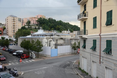 Genova, Cornigliano - il depuratore su via Rolla