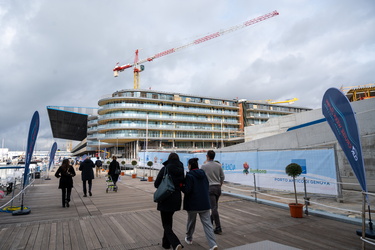 Genova, avanzamento cantieri foce e waterfront ex fiera