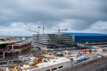 Genova, avanzamento cantieri foce e waterfront ex fiera