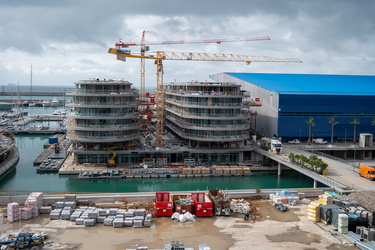 Genova, avanzamento cantieri foce e waterfront ex fiera