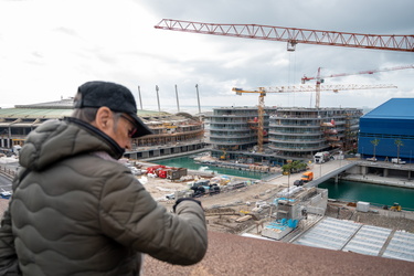 Genova, avanzamento cantieri foce e waterfront ex fiera