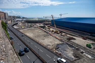 Genova, avanzamento lavori waterfront
