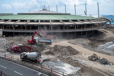 Genova, avanzamento lavori cantiere waterfront di levante