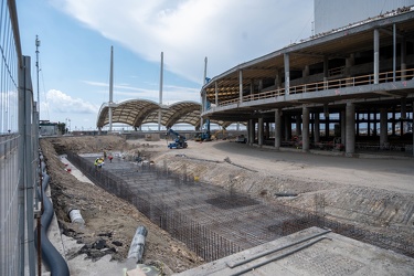 Genova, avanzamento lavori cantiere waterfront di levante