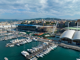 Genova, avanzamento lavori cantiere waterfront, inizio giugno 20