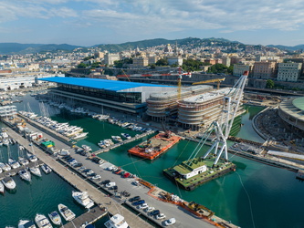 Genova, avanzamento lavori cantiere waterfront, inizio giugno 20