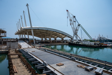 Genova, avanzamento lavori cantiere waterfront, inizio giugno 20