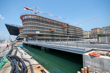 Genova, avanzamento cantiere waterfront levante 