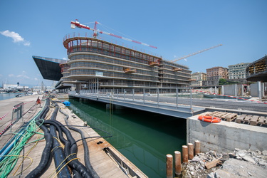 Genova, avanzamento cantiere waterfront levante 