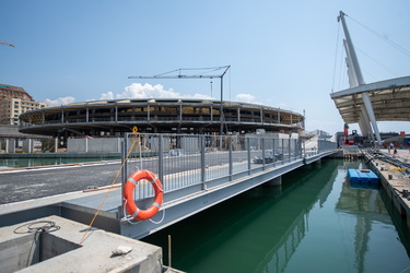 Genova, avanzamento cantiere waterfront levante 