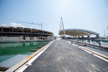 Genova, avanzamento cantiere waterfront levante 