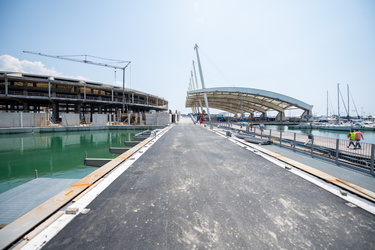 Genova, avanzamento cantiere waterfront levante 