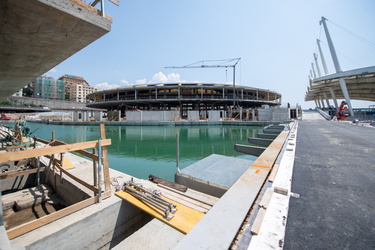 Genova, avanzamento cantiere waterfront levante 